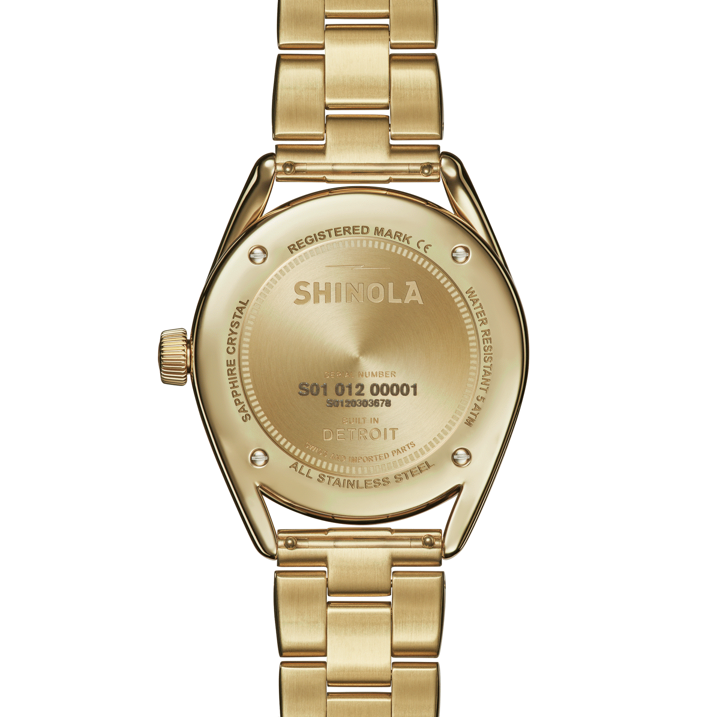 Shinola Celestial Derby Watch - Blue Mother of Pearl Diamonds