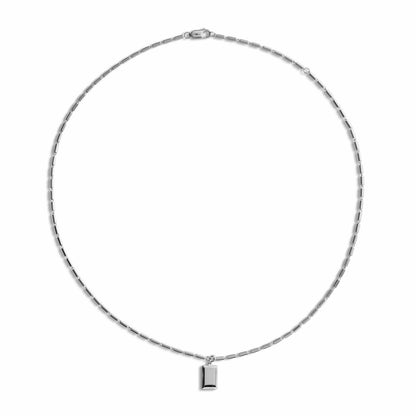 Shinola Petite Rectangular Tag Necklace