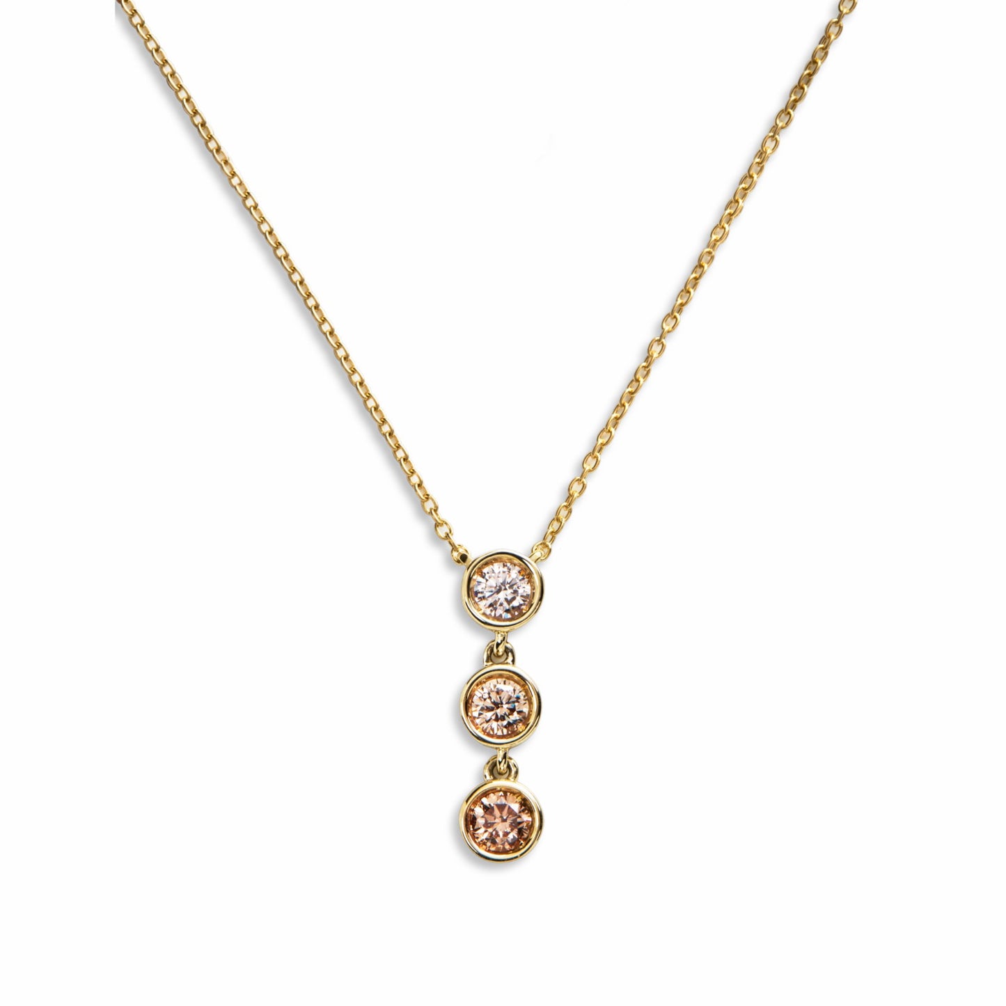 Shinola 0.33 Carat Desert Diamond Drop Pendant Necklace