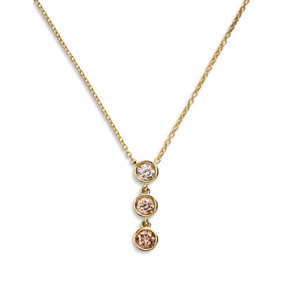 Shinola 0.33 Carat Desert Diamond Drop Pendant Necklace