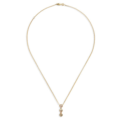 Shinola 0.33 Carat Desert Diamond Drop Pendant Necklace
