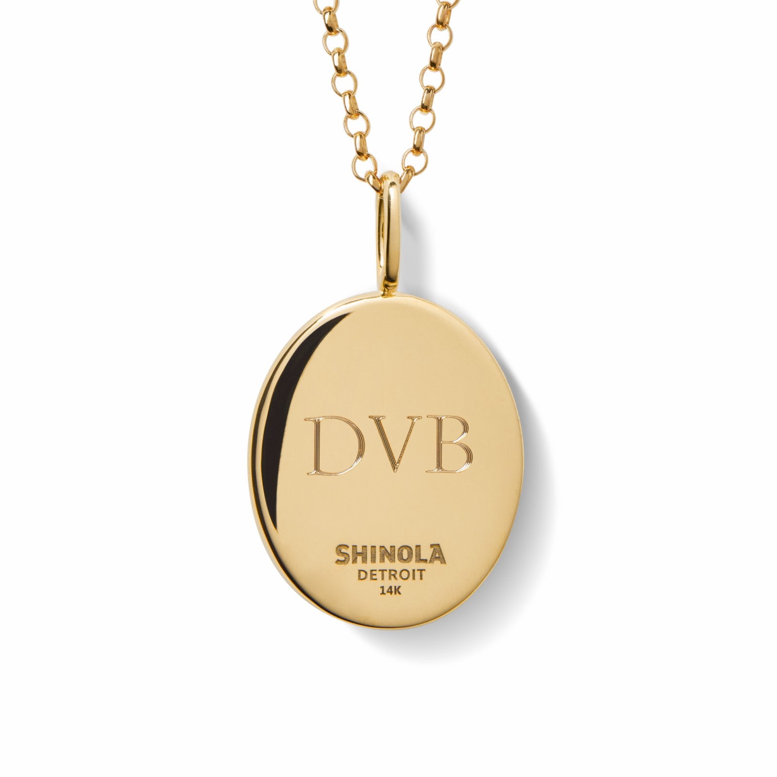 Shinola Diamond Pave Lapis Pendant Necklace | Shinola