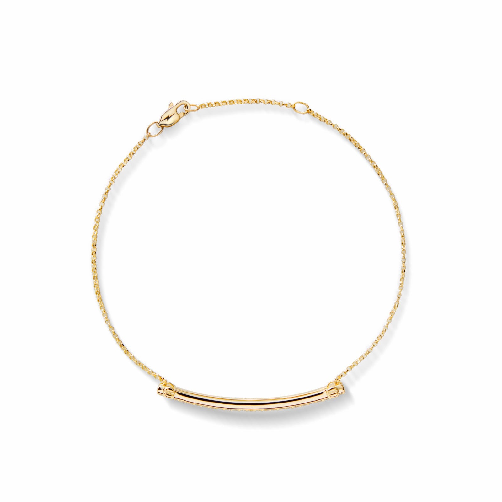 Shinola Diamond Pave Rivet Double Row Necklace | Shinola