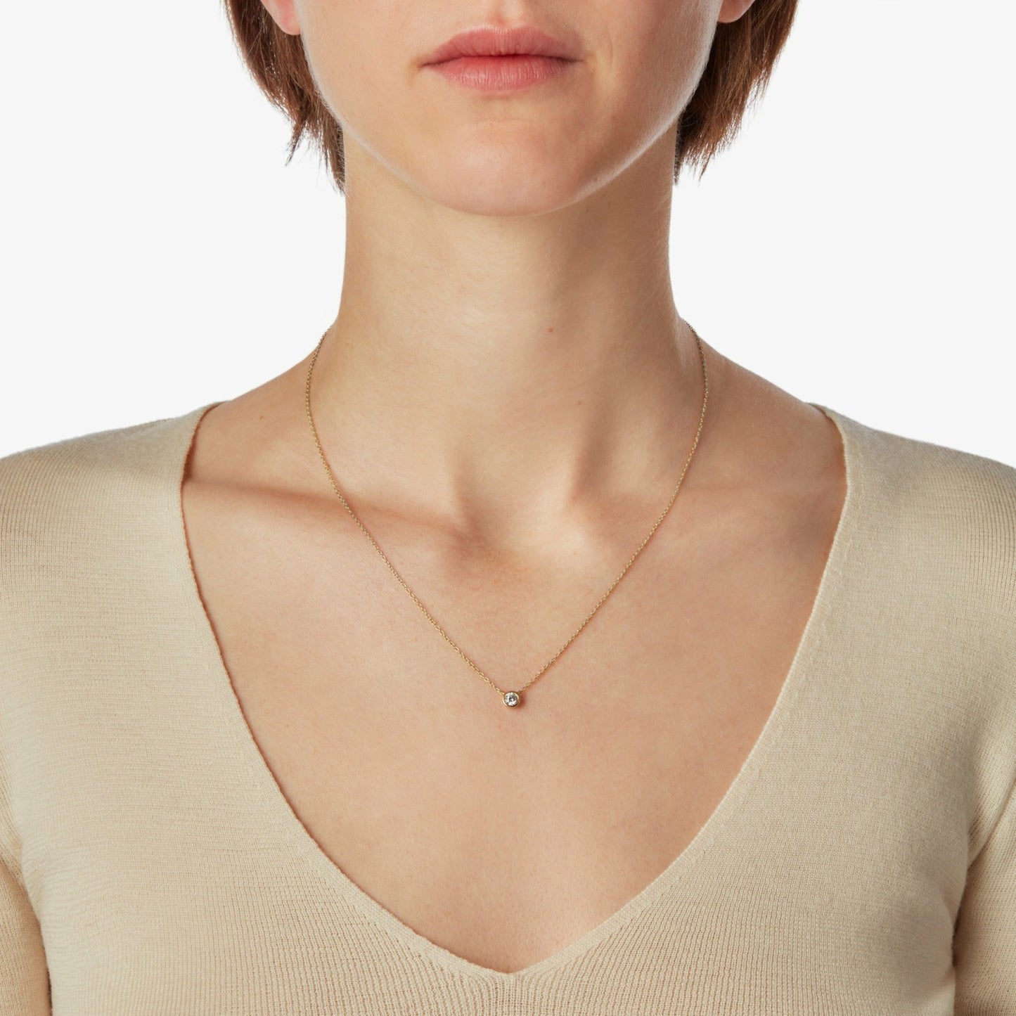 Shinola 1/4 Carat Round Diamond Necklace | Shinola