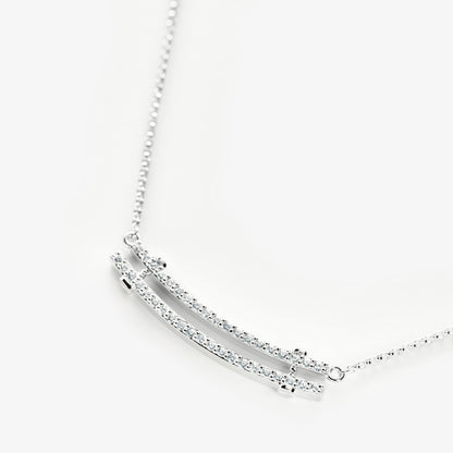 Shinola Diamond Pave River Rouble Row Necklace | Shinola