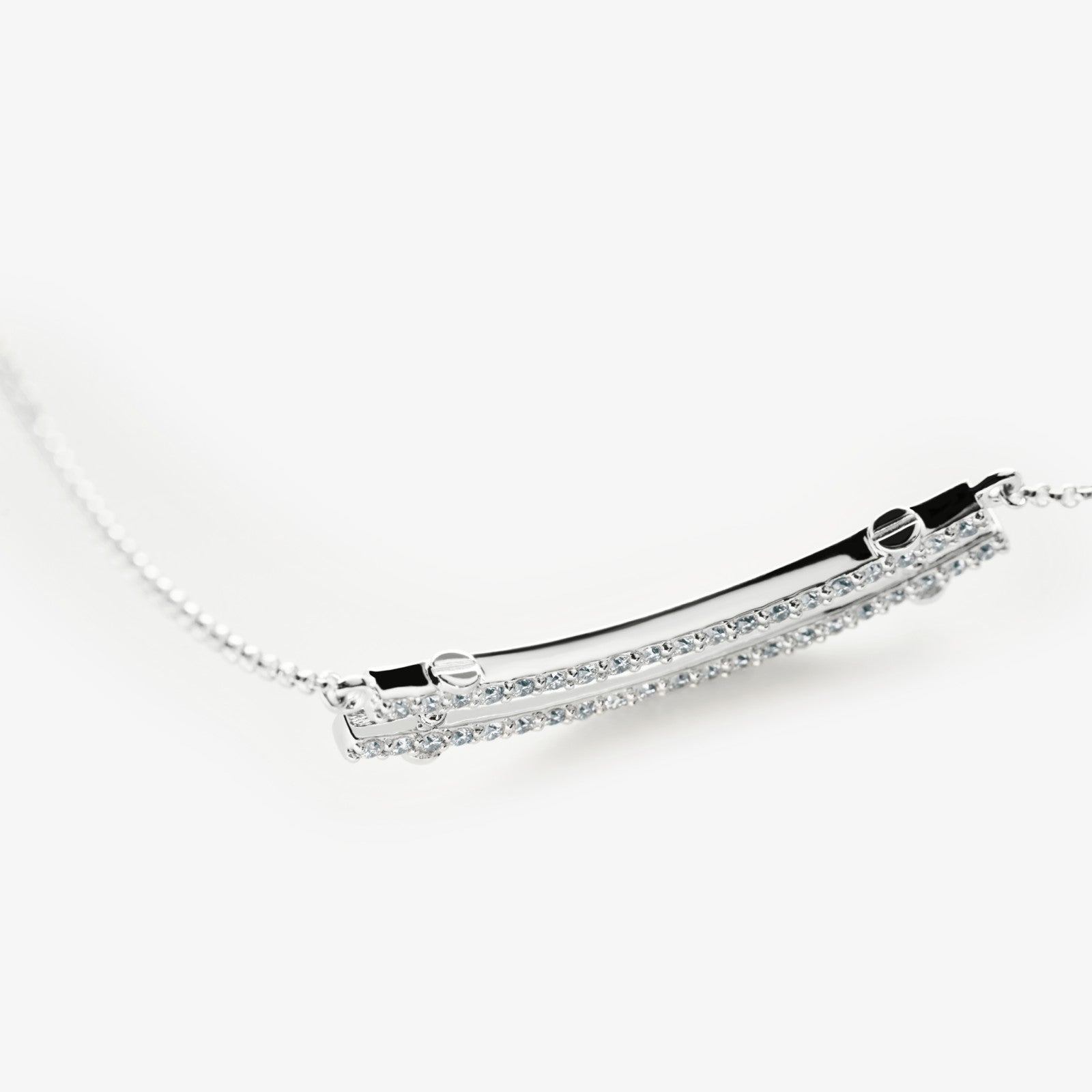 Shinola Diamond Pave River Rouble Row Necklace | Shinola