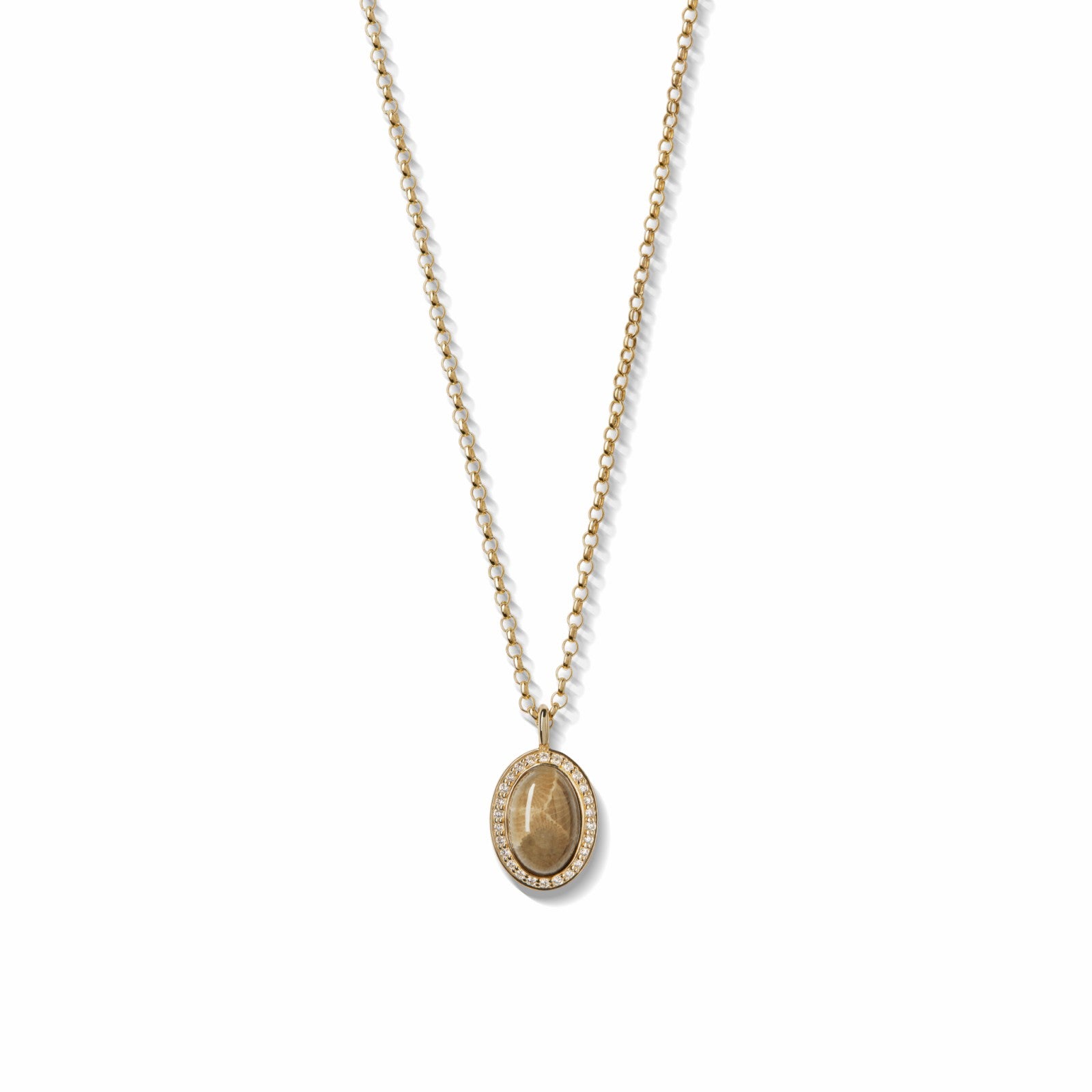 Shinola Diamond Petoskey Petite Necklace | Shinola