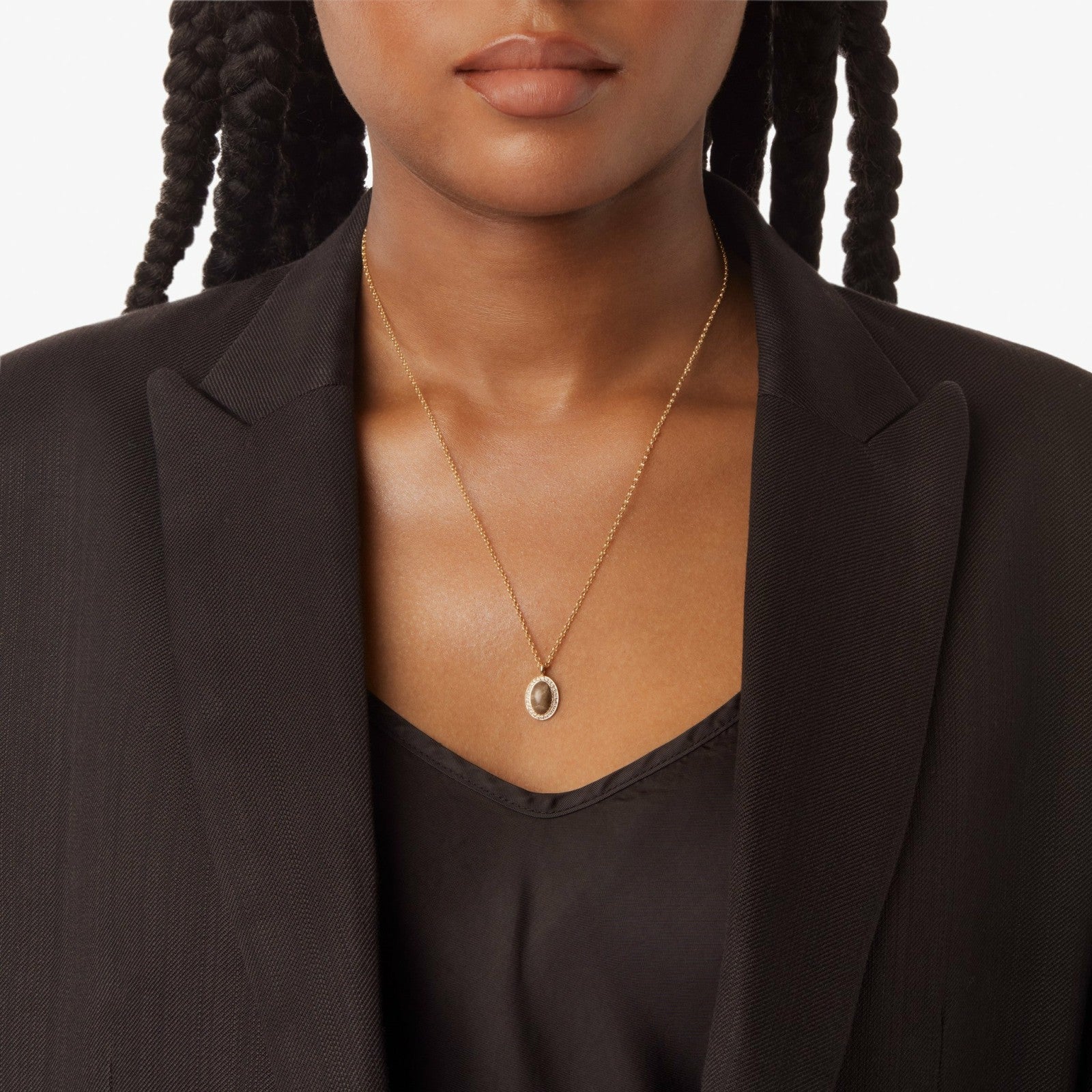 Shinola Diamond Petoskey Petite Necklace | Shinola