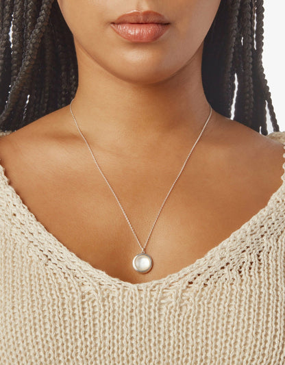 Shinola Heirloom Mother of Pearl Pendant Necklace | Shinola