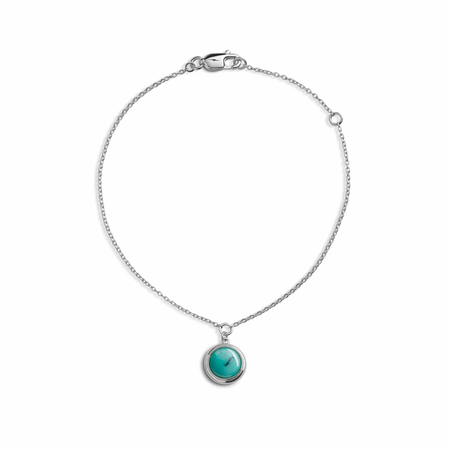 Shinola Heirloom Turquoise Charm Bracelet