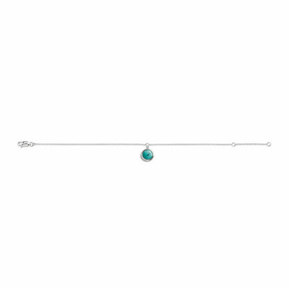 Shinola Heirloom Turquoise Charm Bracelet