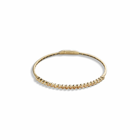 Shinola 0.75 Carat Desert Diamond Tennis Bangle Bracelet