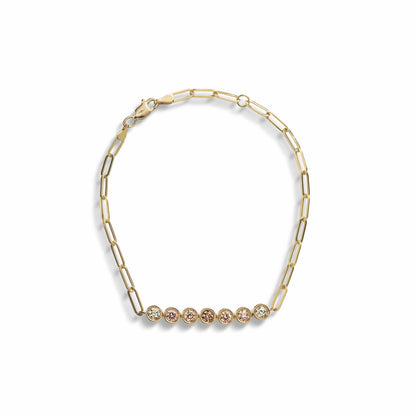 Shinola .75 Carat Desert Diamond Chain Bracelet