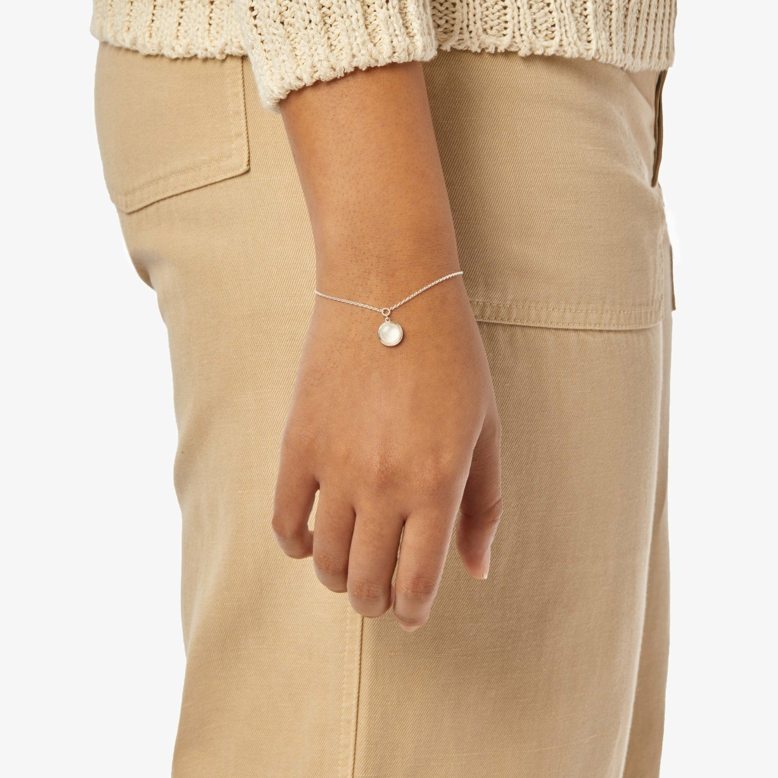 Shinola Heirloom Mother Of Pearl Charm Bracelet | Shinola