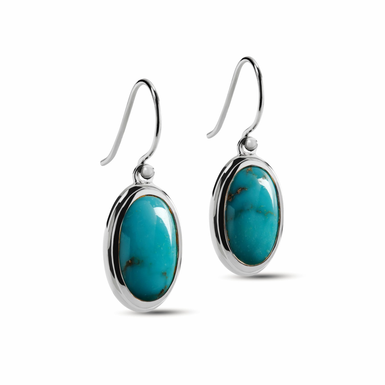 Shinola Heirloom Drop Turquoise Earrings