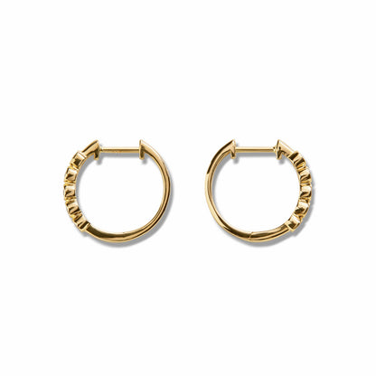 Shinola Desert Diamond Huggie Earrings