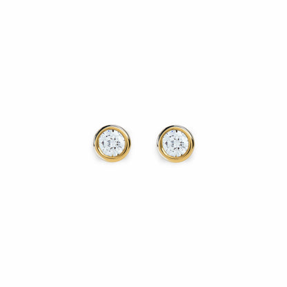 Shinola 1/4 Carat Round Diamond Bezel Studs | Shinola
