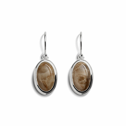 Shinola Heirloom Petoskey Drop Earrings | Shinola