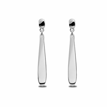 Shinola Elongated Teardrop Earrings