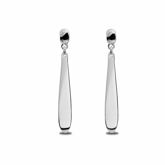 Shinola Elongated Teardrop Earrings