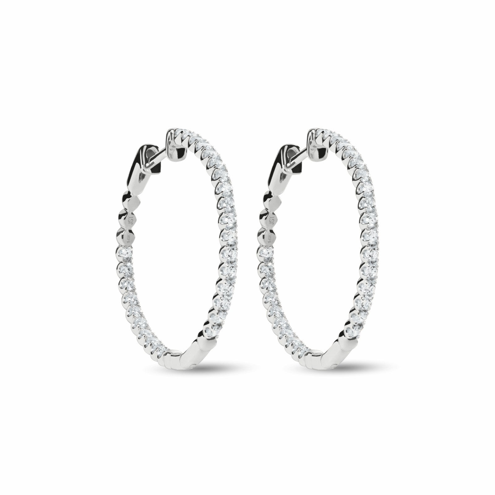 Shinola 1 Carat Diamond Hoop Earrings | Shinola