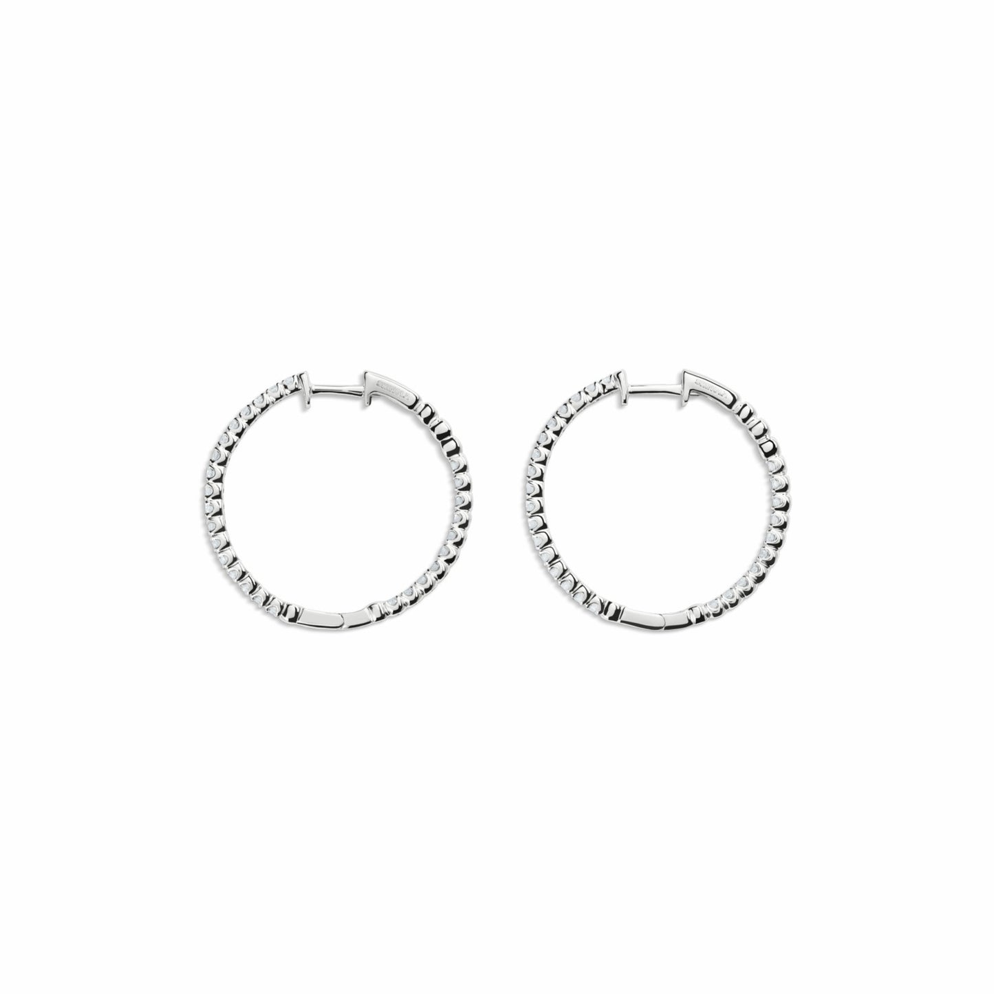 Shinola 1 Carat Diamond Hoop Earrings | Shinola