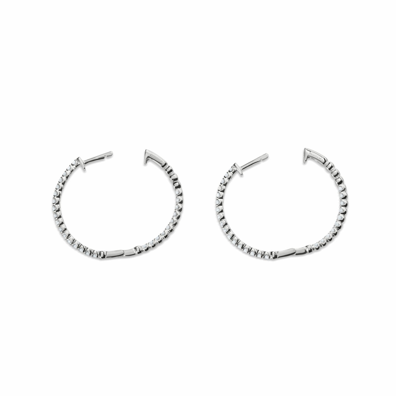 Shinola 1 Carat Diamond Hoop Earrings | Shinola