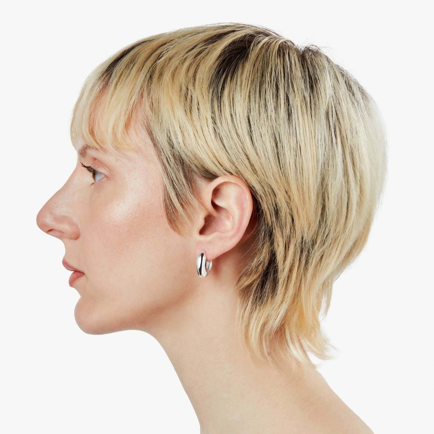 Shinola Signature Chubby Huggie Earrings | Shinola
