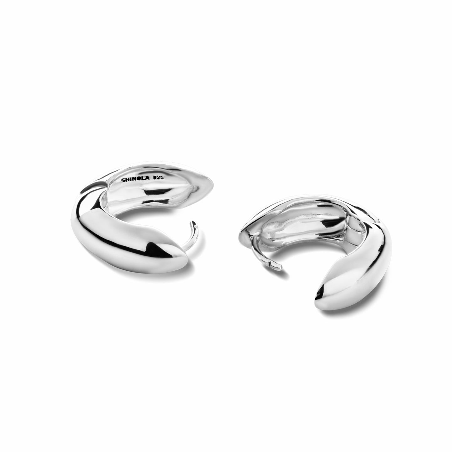Shinola Signature Chubby Huggie Earrings | Shinola