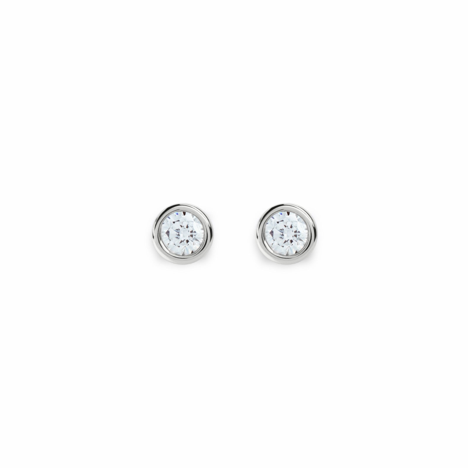 Shinola 1/4 Carat Round Diamond Bezel Studs | Shinola