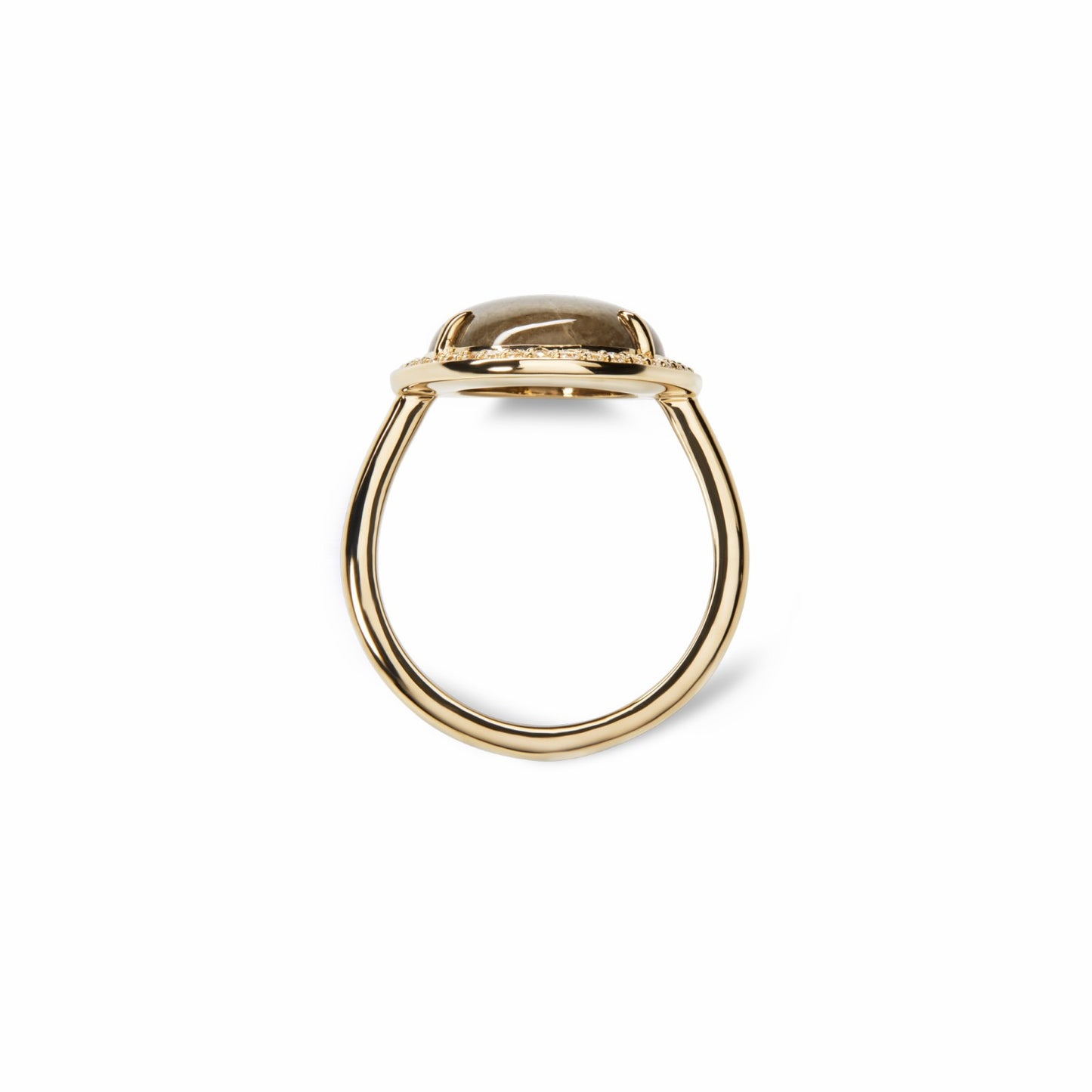 Shinola Diamond Pave Oval Petoskey Ring | Shinola
