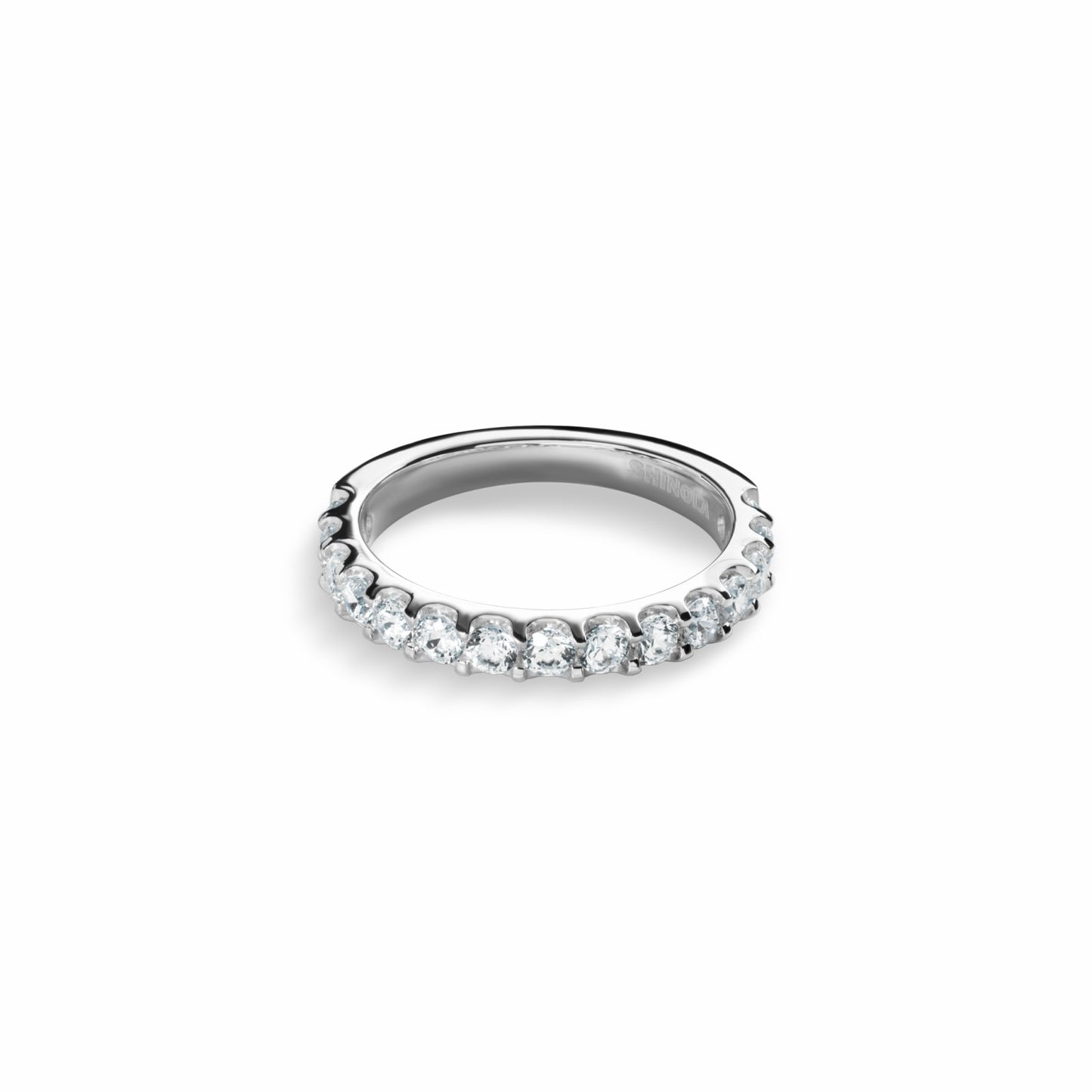 Shinola 1 Carat Diamond Anniversary Band - White Gold