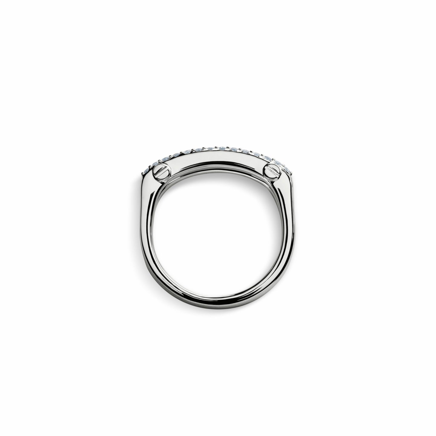 Shinola Diamond Pave Rivet Double Row Ring | Shinola