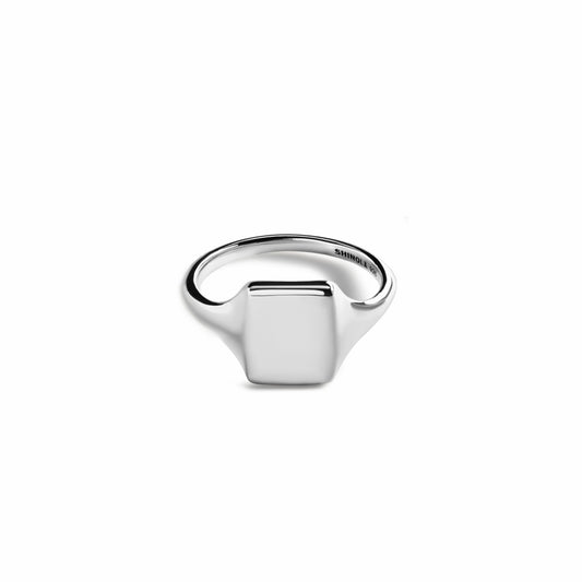Shinola Petite Rectangular Signet Ring