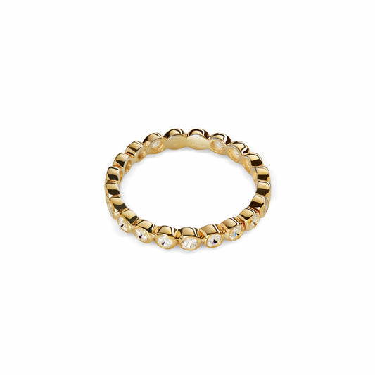 Shinola Diamond Rivet Eternity Ring - Yellow Gold