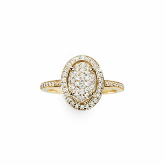 Shinola Diamond Pave Oval Ring | Shinola