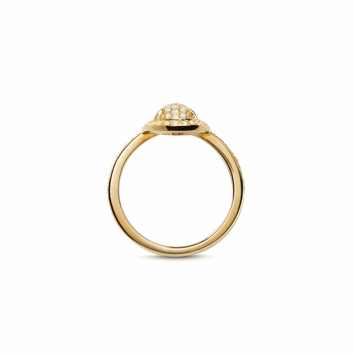 Shinola Diamond Pave Oval Ring | Shinola