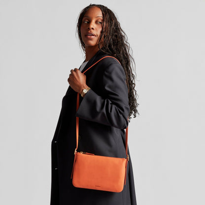 Shinola Small Bixby Crossbody - Rust