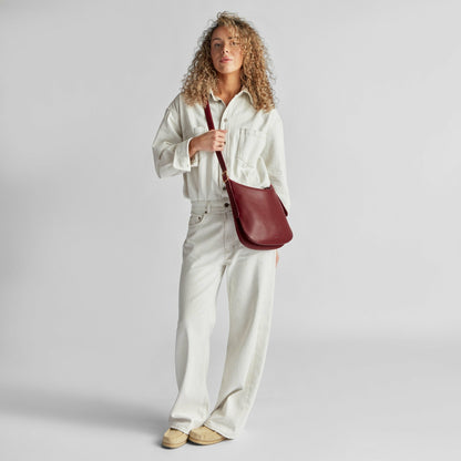 Shinola Medium Bixby Crossbody - Ruby