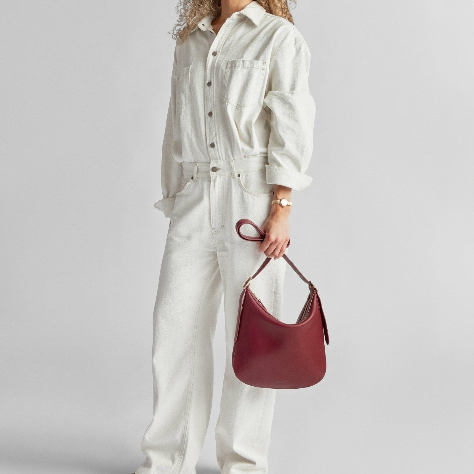 Shinola Medium Bixby Crossbody - Ruby