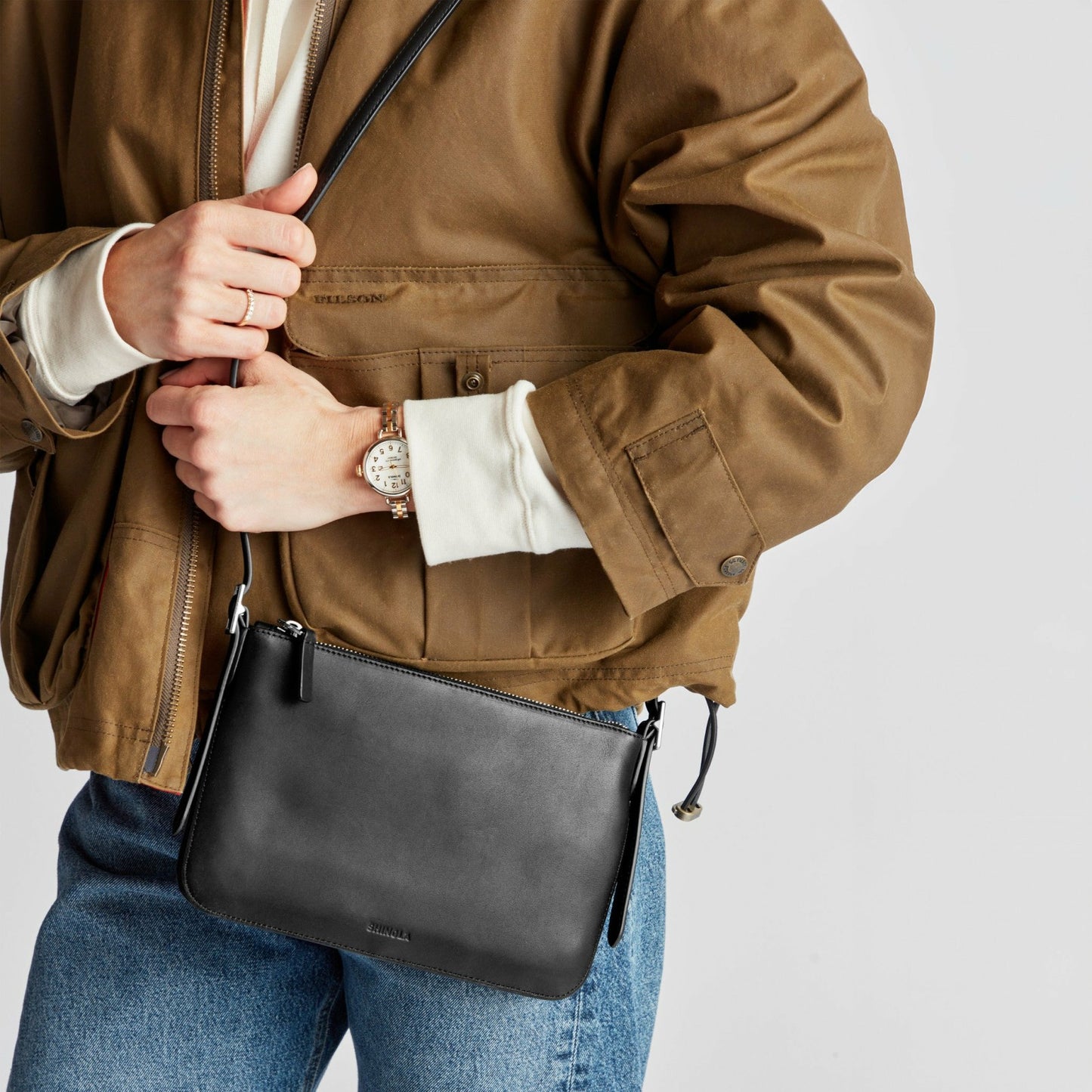 Shinola Small Bixby Crossbody - Black