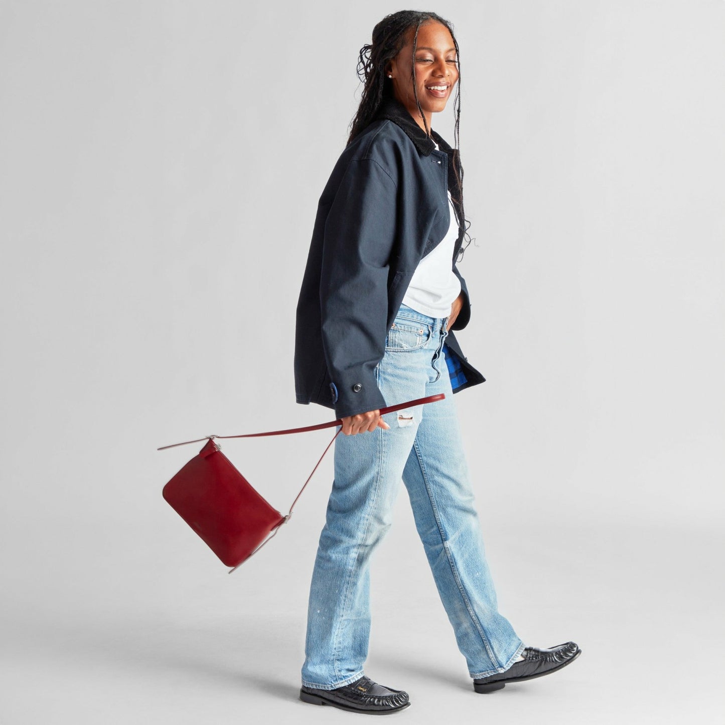 Shinola Small Bixby Crossbody - Ruby