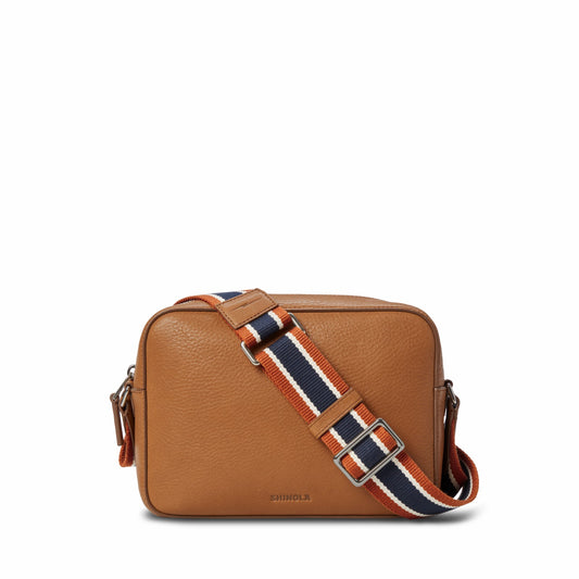 Shinola Camera Crossbody Bag - Tan