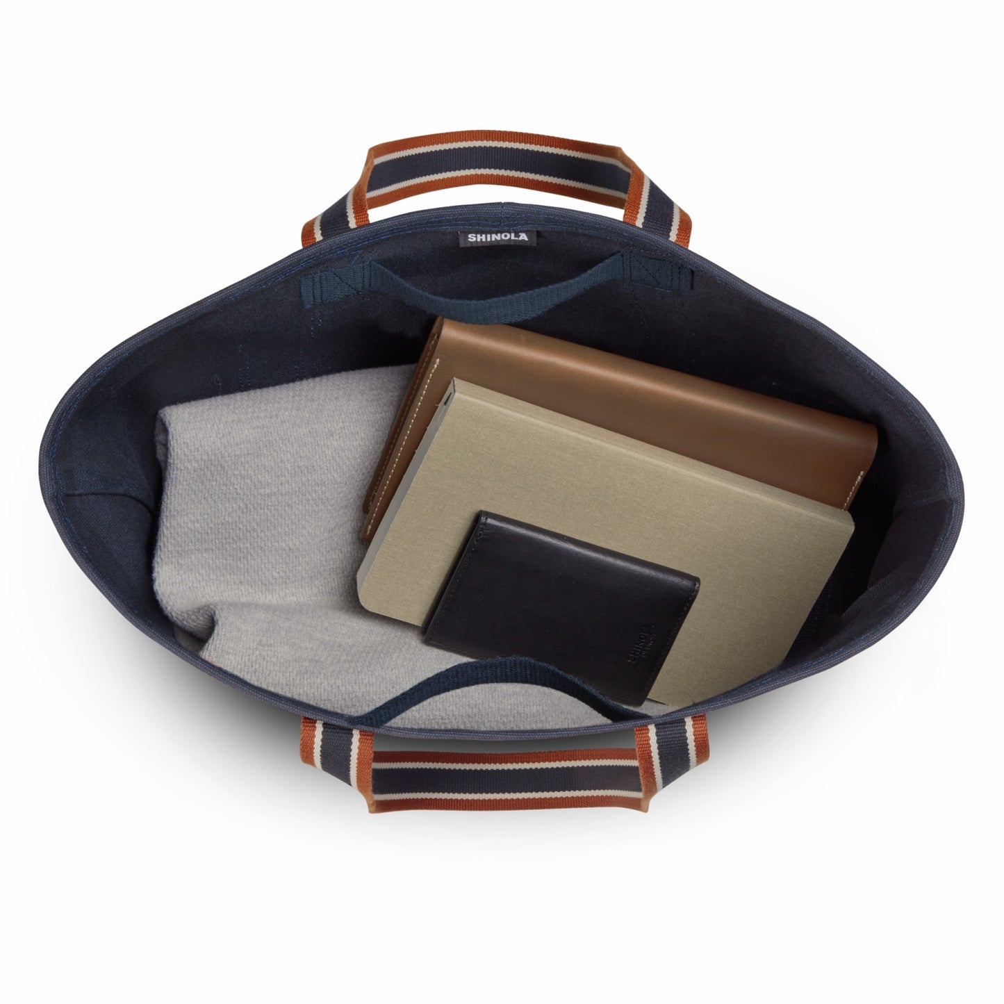 Shinola Large Easy Canvas Tote - Navy