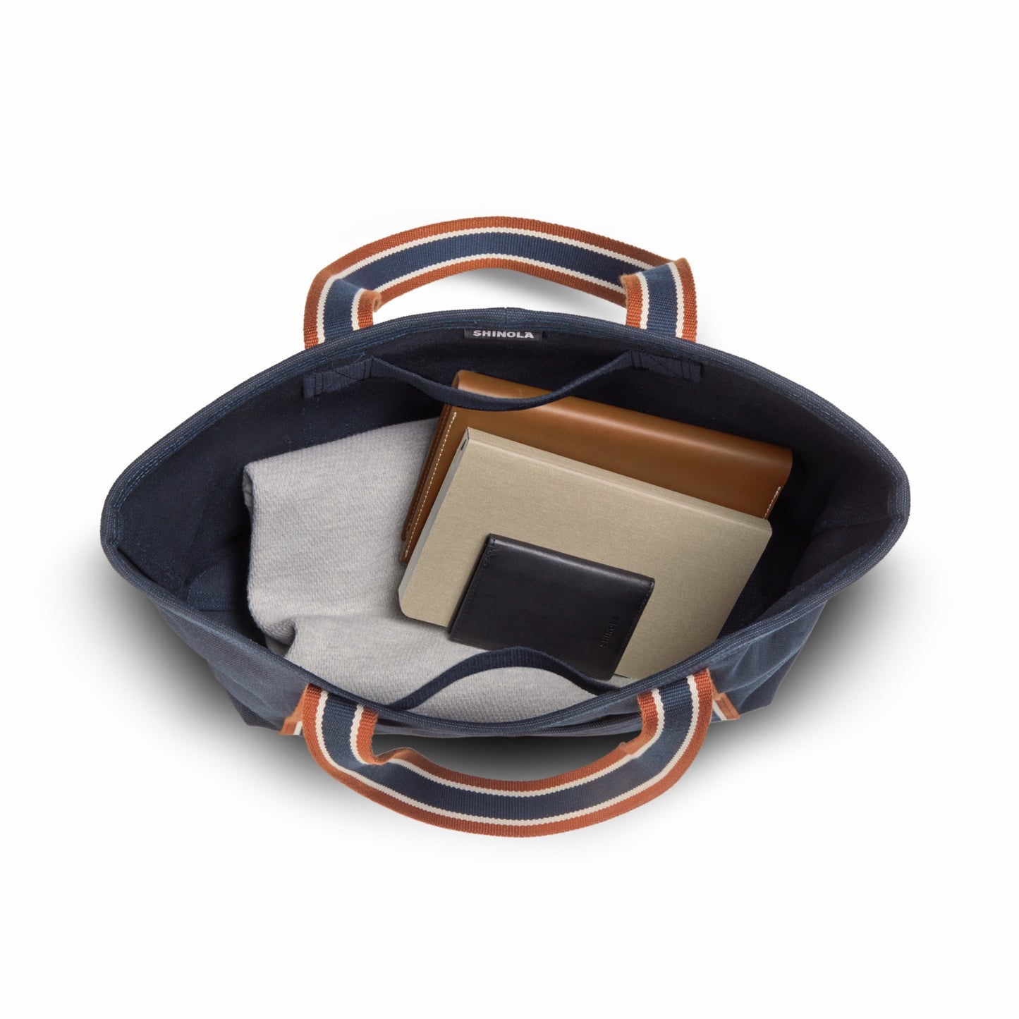 Shinola Small Easy Canvas Tote - Navy