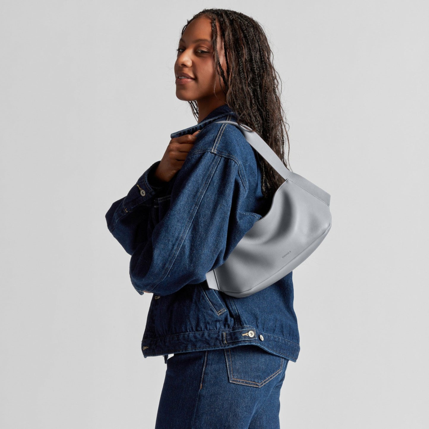 Shinola Small Derby Shoulder Bag - Mist