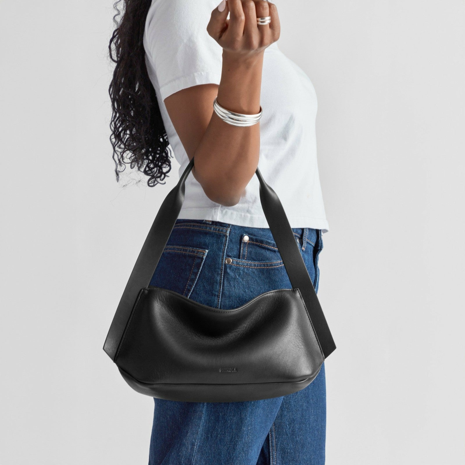 Shinola Small Derby Shoulder Bag - Black