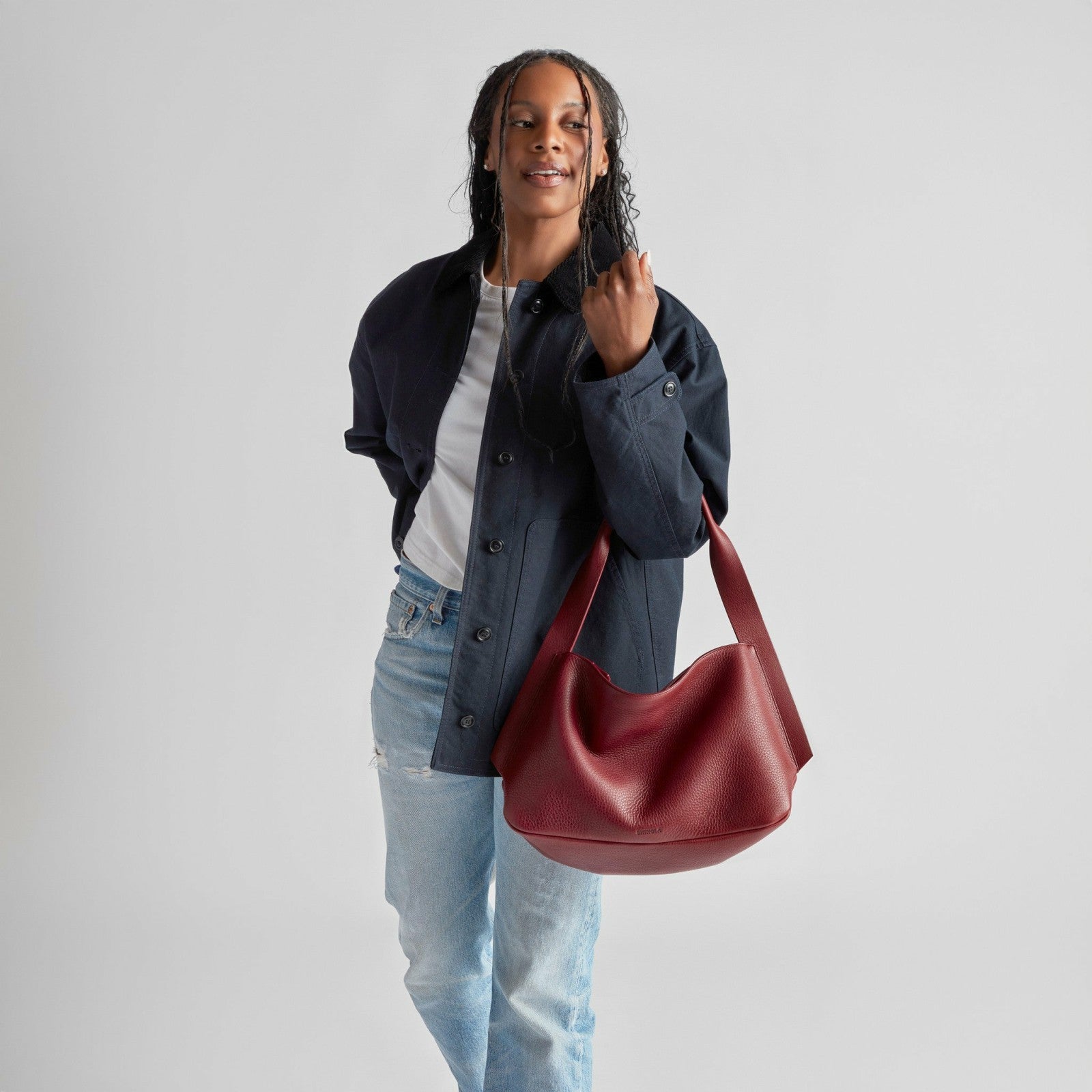 Shinola Medium Derby Shoulder Bag - Ruby