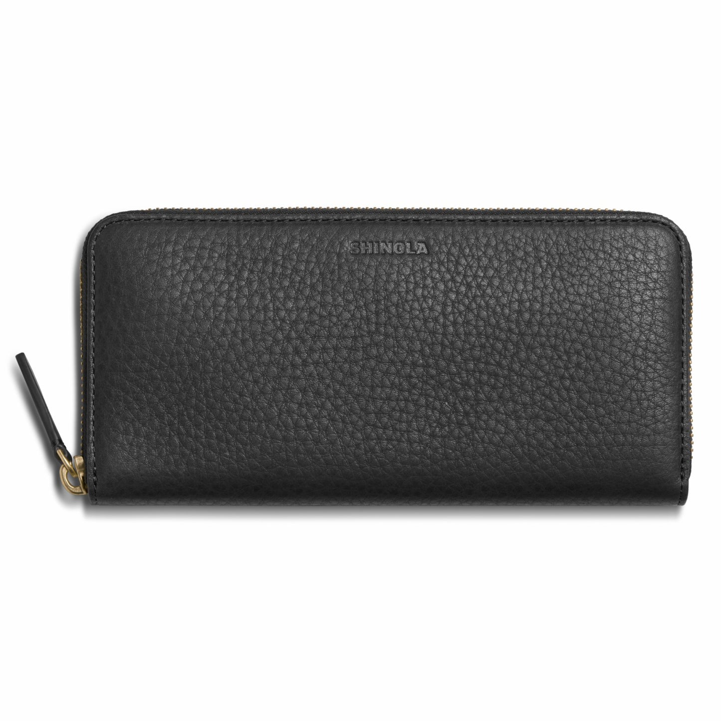 Shinola Continental Zip Wallet - Black