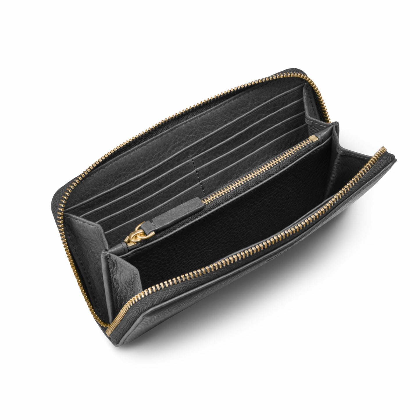 Shinola Continental Zip Wallet - Black